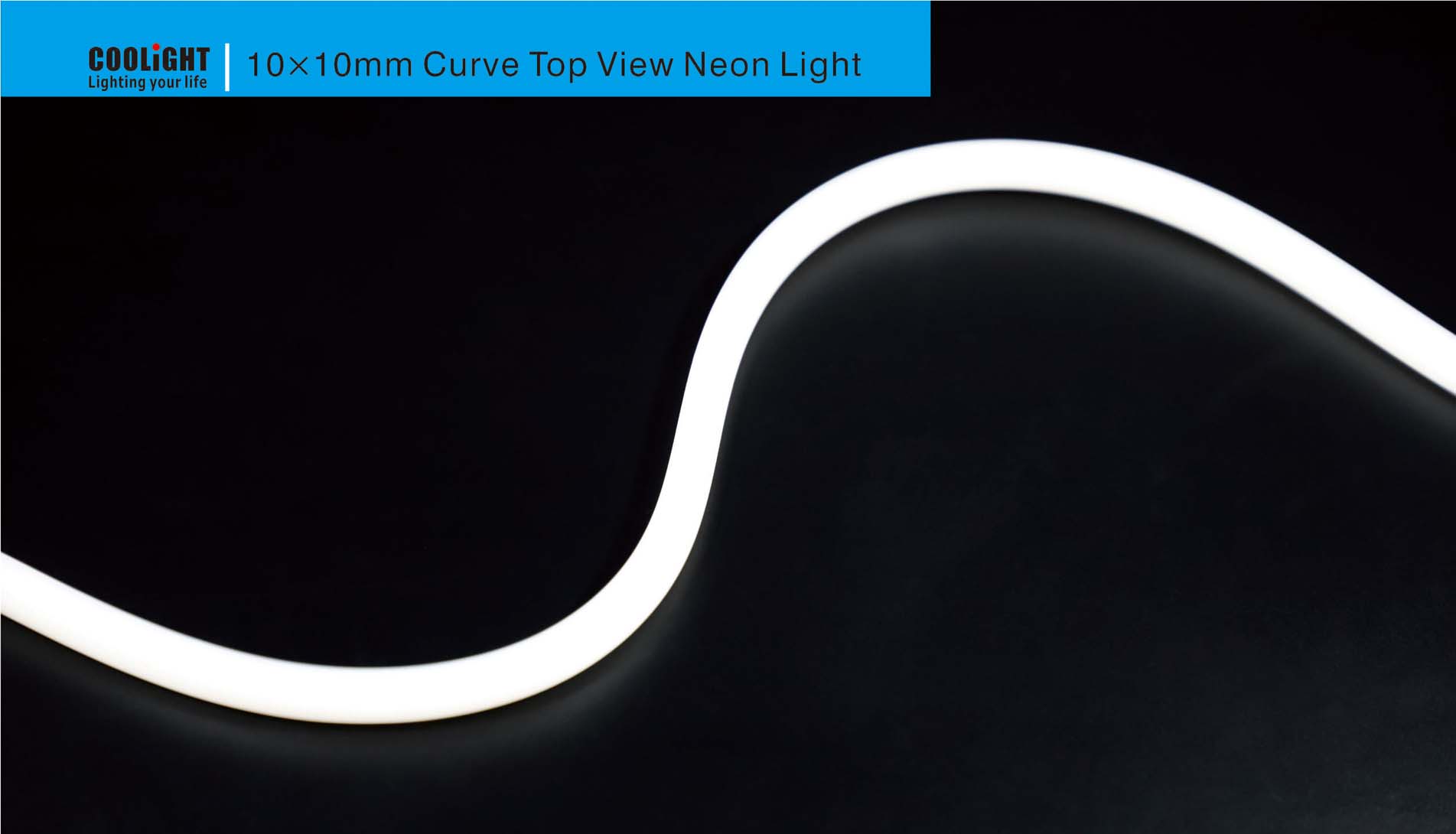 10x10mm curve top view neon light