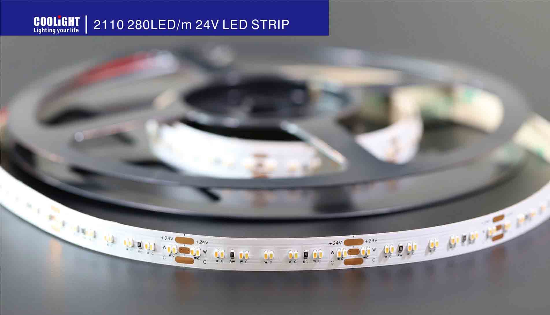 2110 140+140led/m 24v led strip