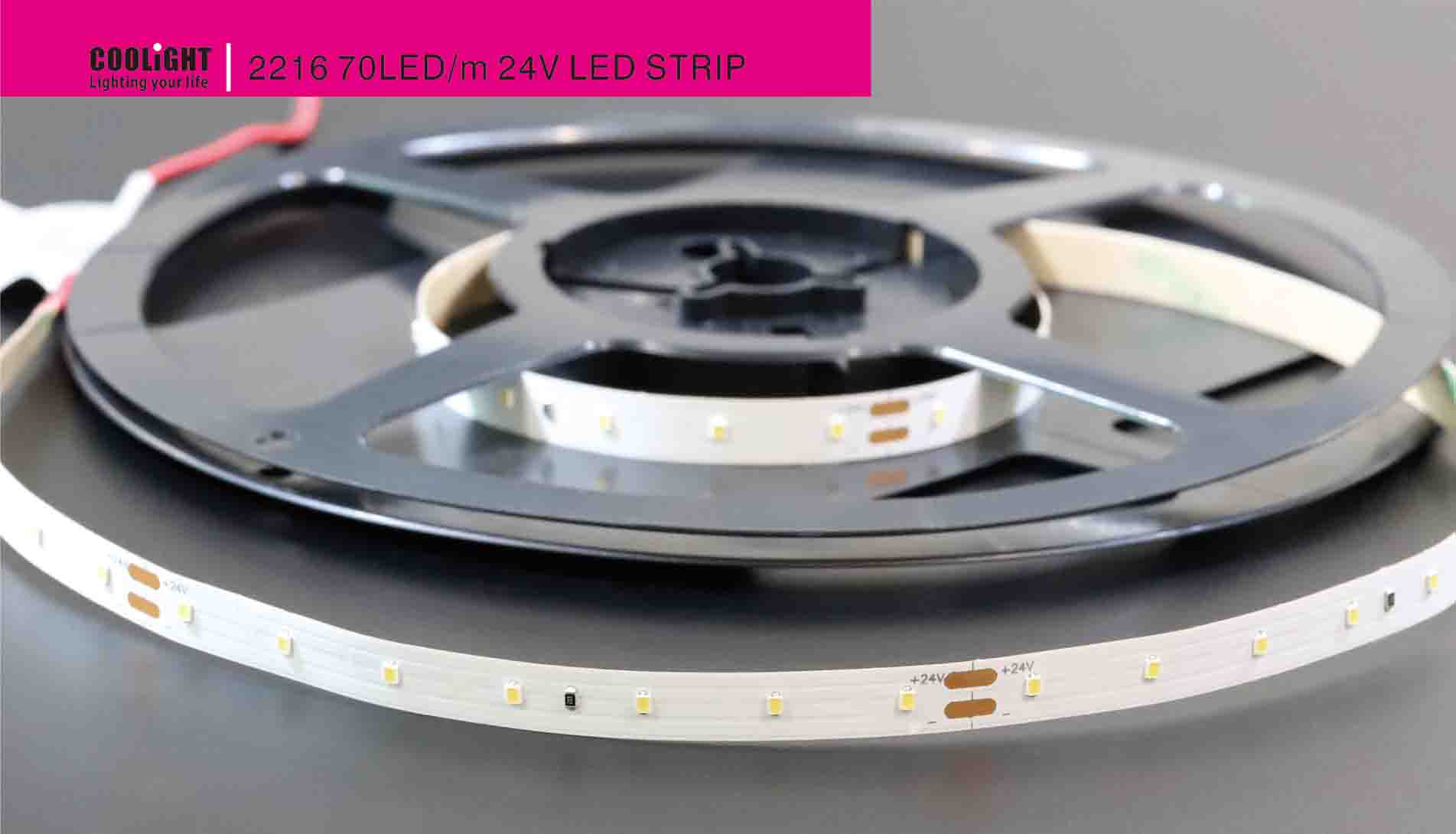 2216 70led/m 24v led strip