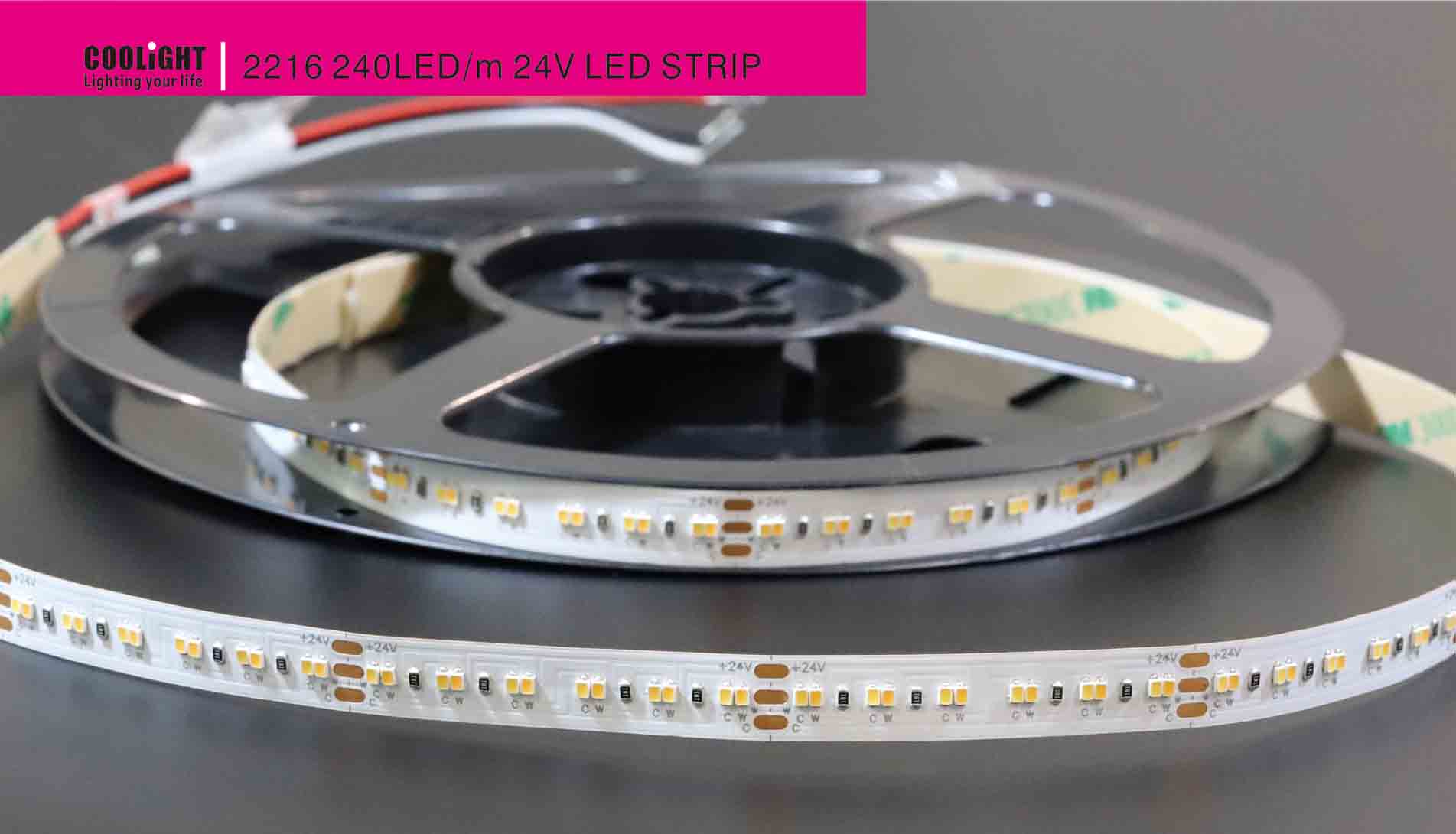 2216 120+120led/m 24v led strip