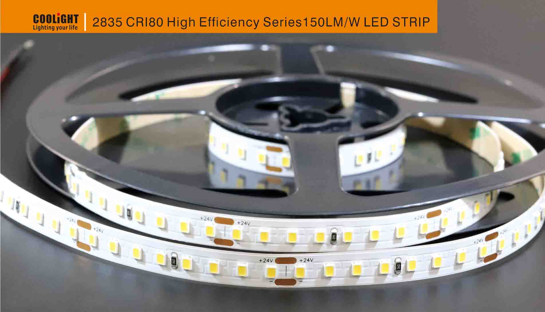 2835 80led/m 24v cri80 10mm led strip