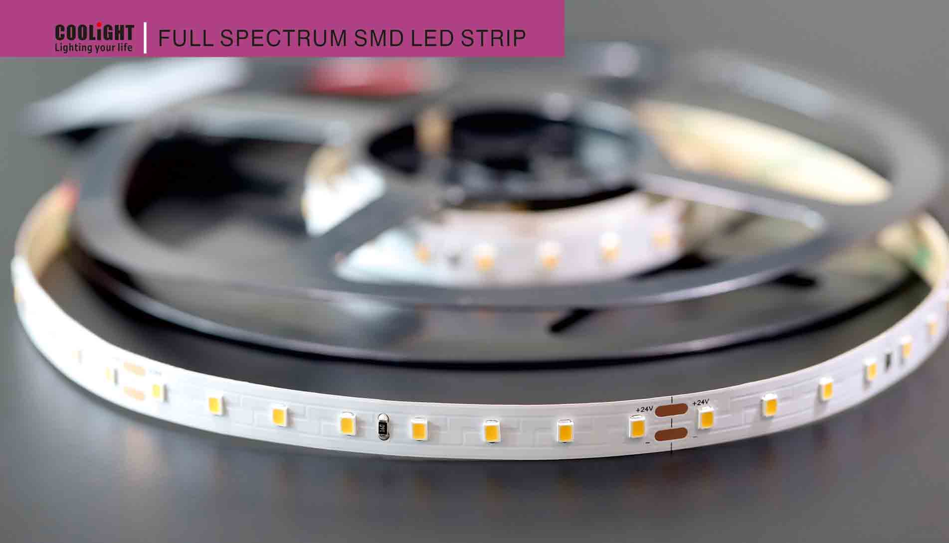 2835 80led/m 24v cri>95 r1-r15>90 14.4w led strip