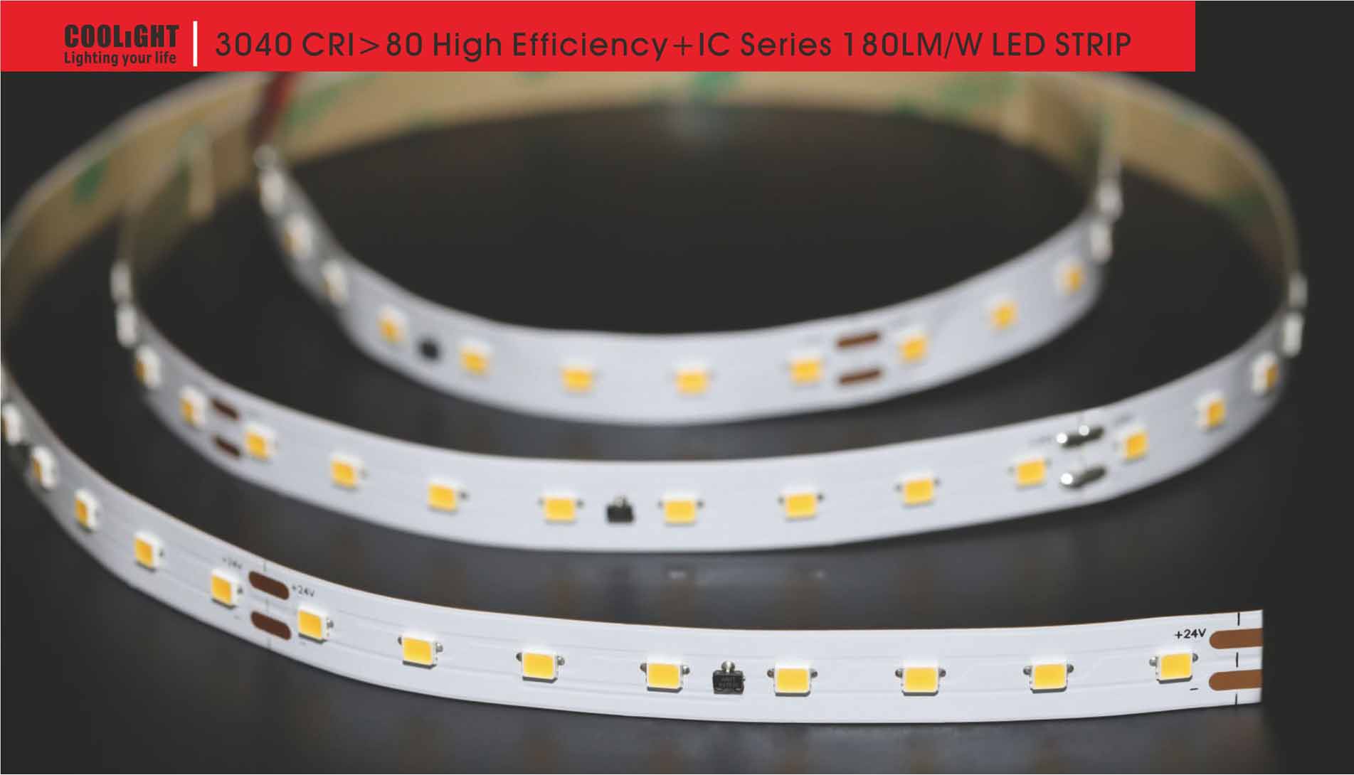 3040 80led/m 24v 14.4w led strip