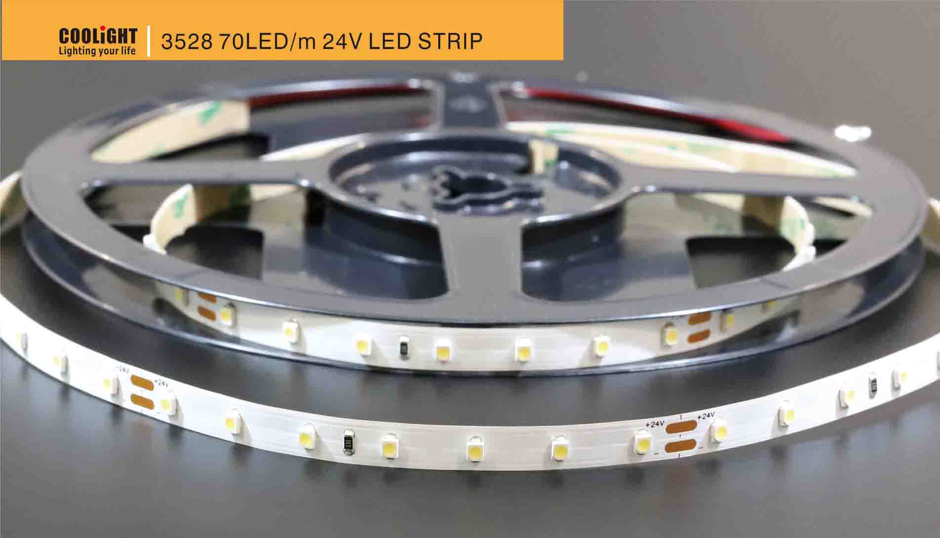 3528 70led/m 24v led strip