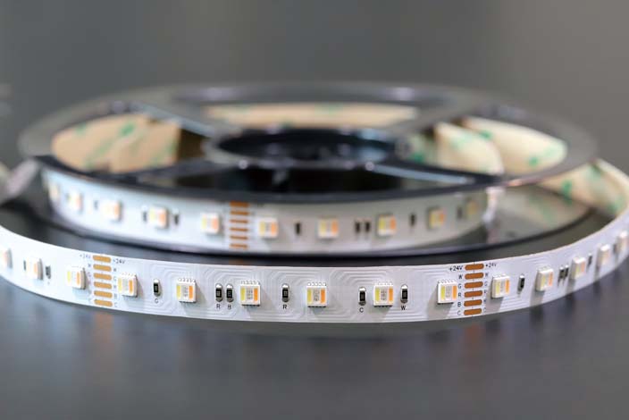 5050 60led/m 24v rgb+w+ww led strip