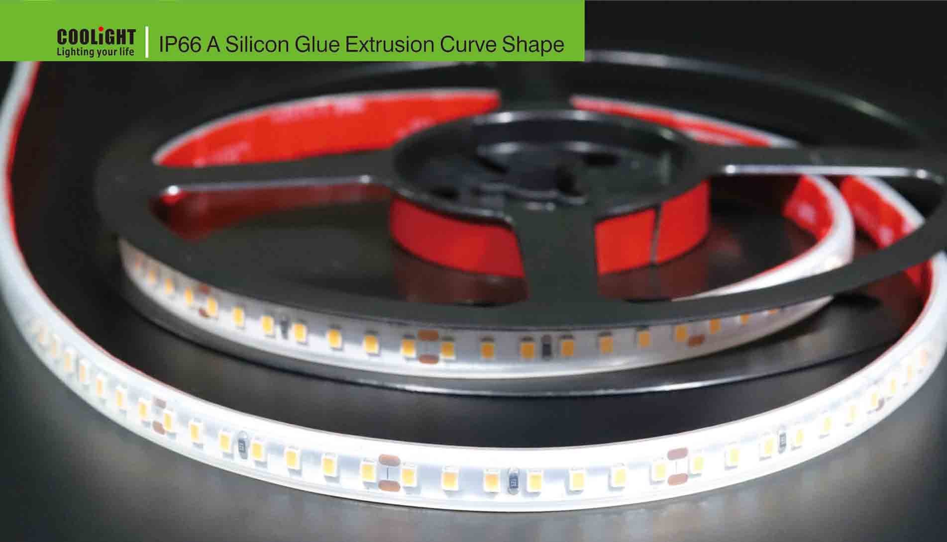 ip66 a silicon glue extrusion curve shape