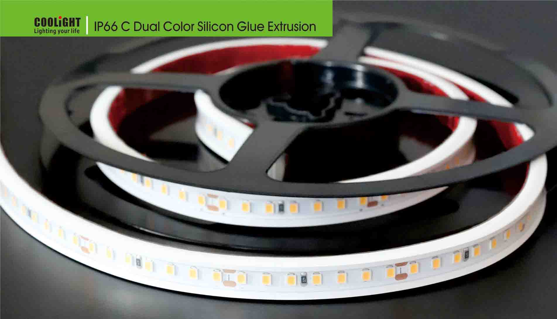 ip66 c dual color silicon glue extrusion