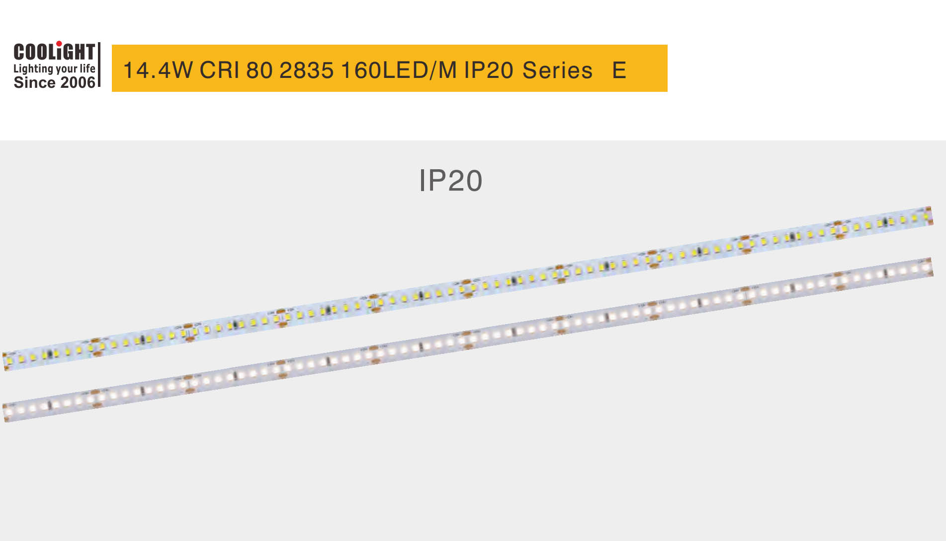 2835 cri80 160led 14.4w