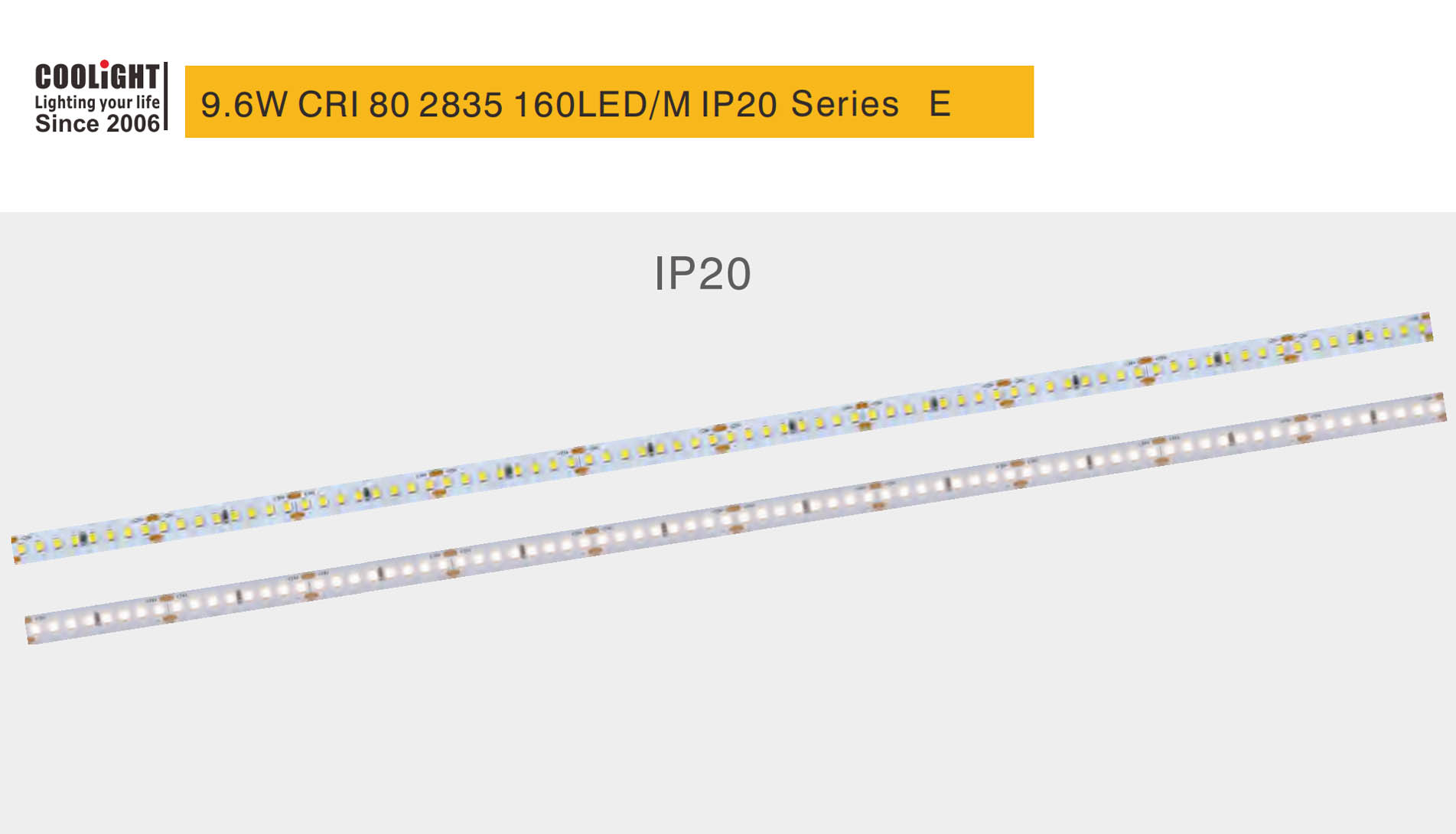 2835 cri80 160led 9.6w