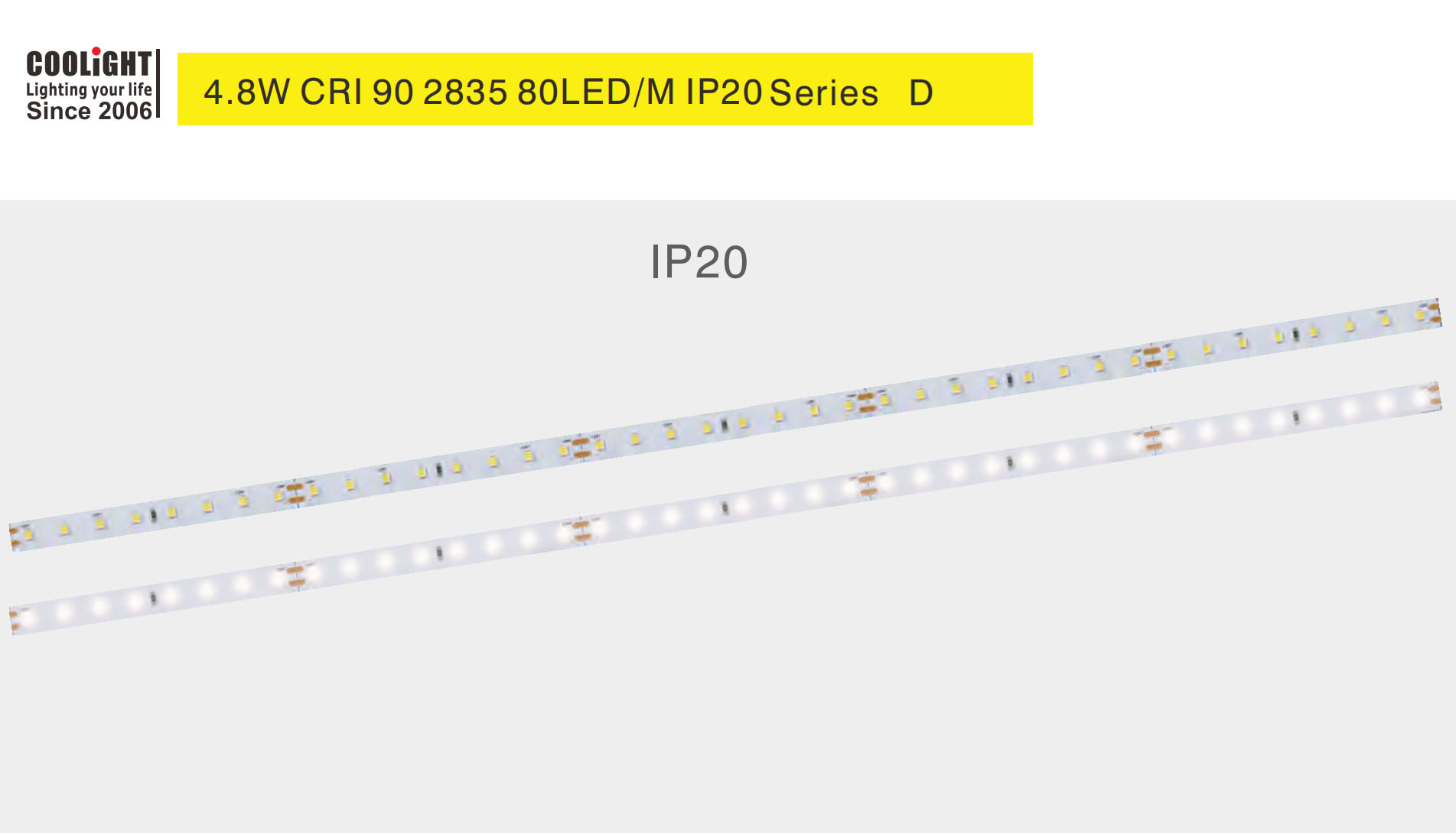 2835 cri90 80led 4.8w