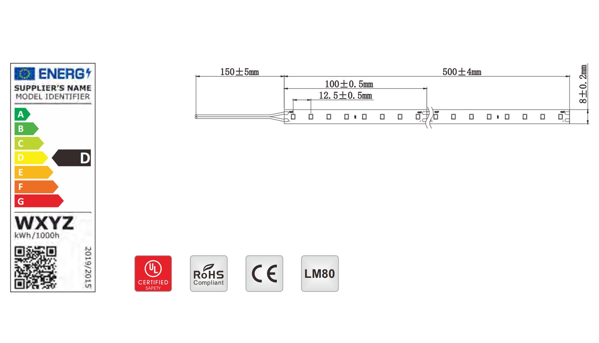 2835 cri90 80led 4.8w