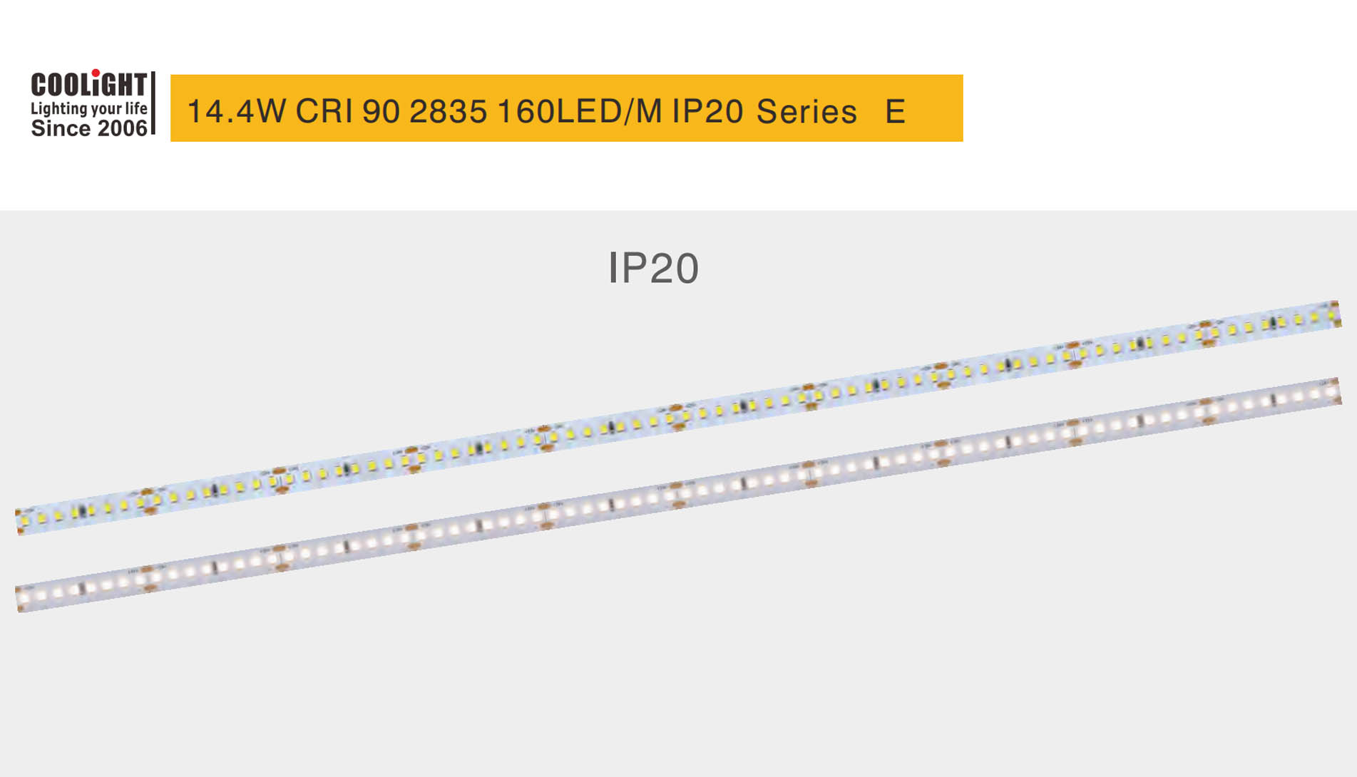 2835 cri90 160led 14.4w