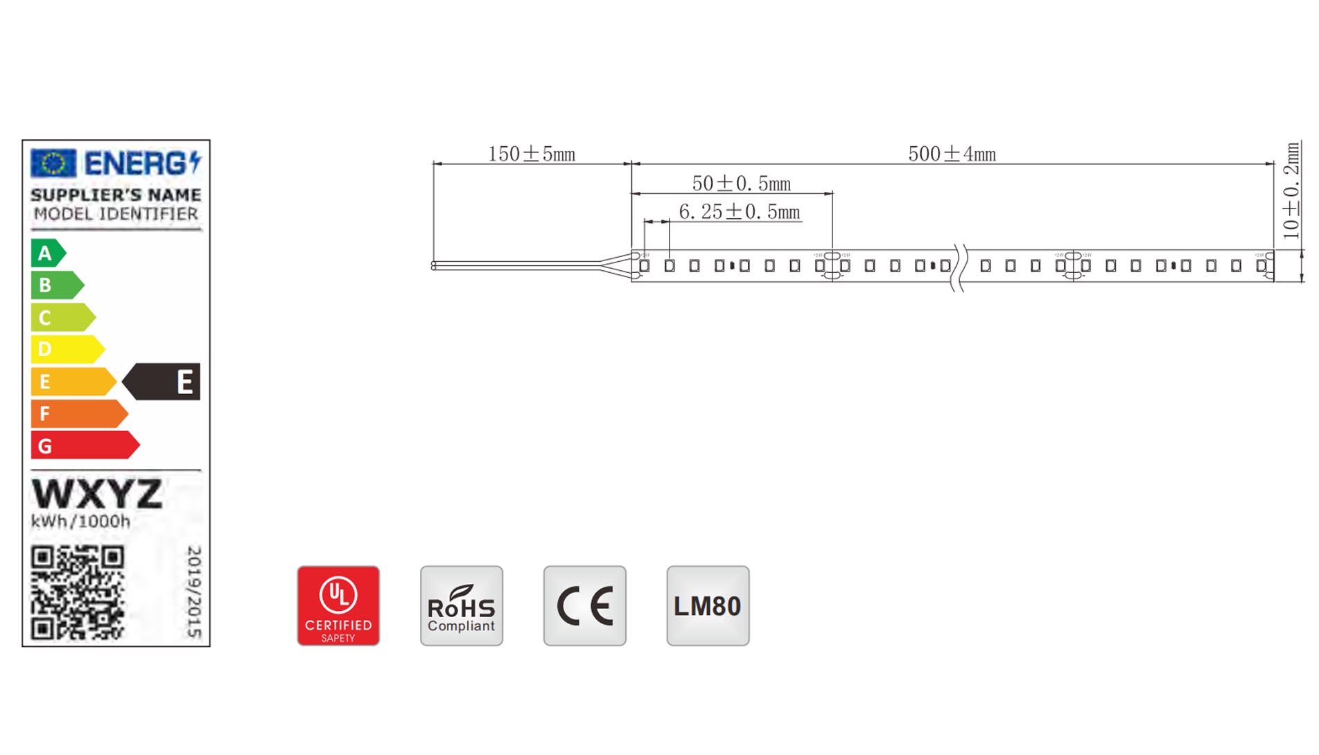 2835 cri90 160led 14.4w