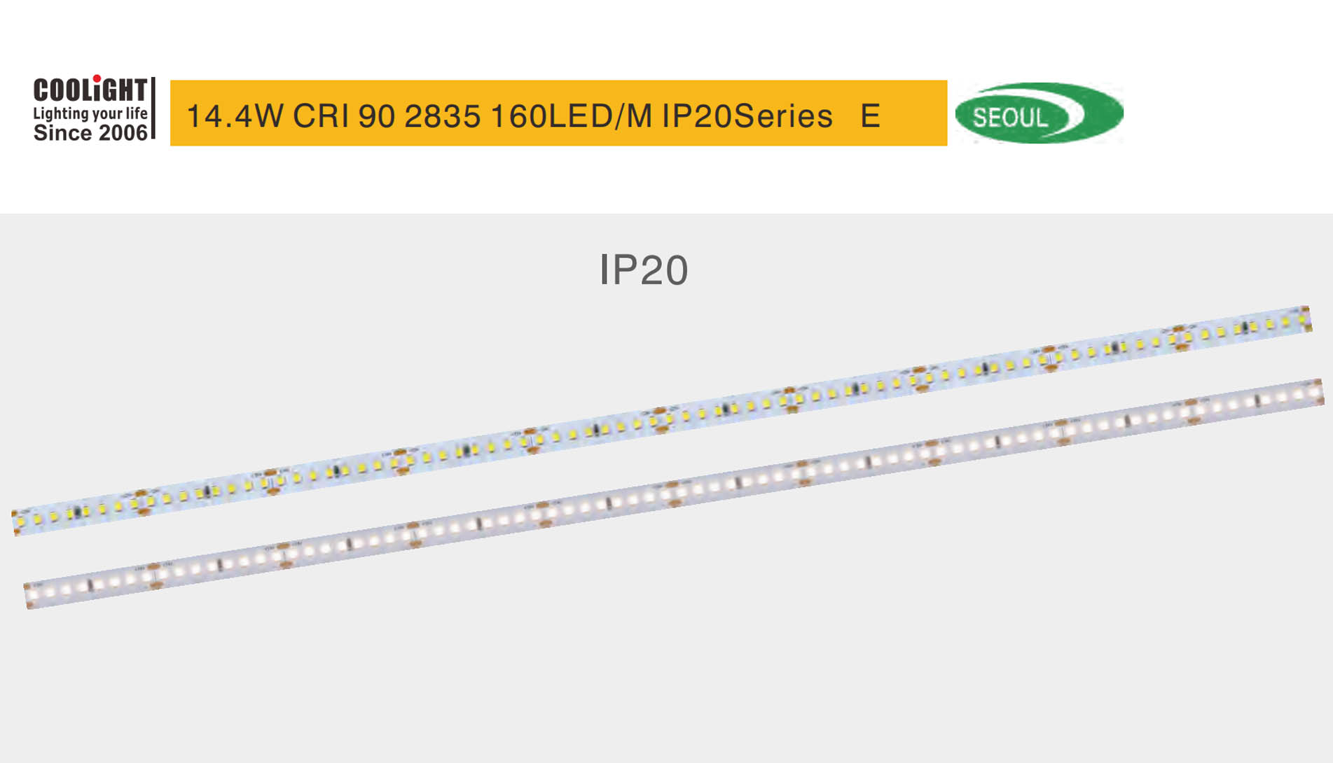 2835 cri90 160led seoul