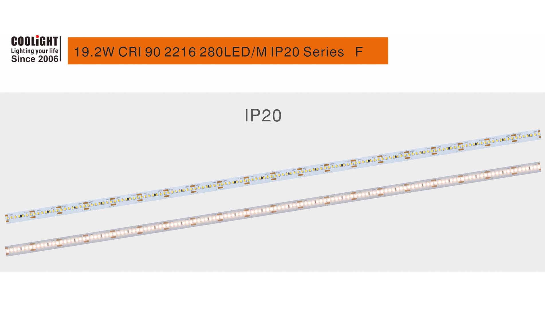 2216 cri90 280led 19.2w 1