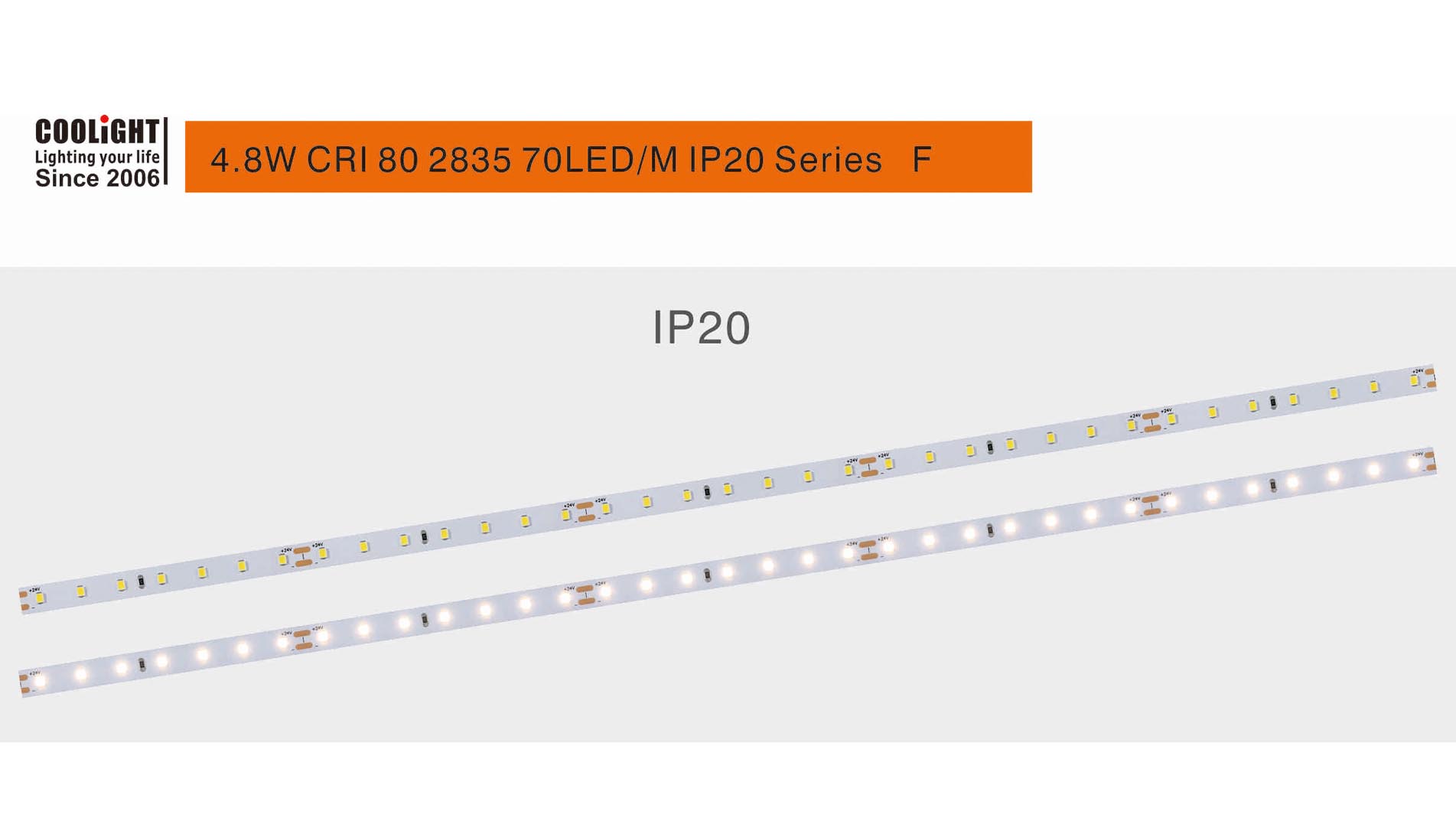 2835 cri80 70led 4.8w 1