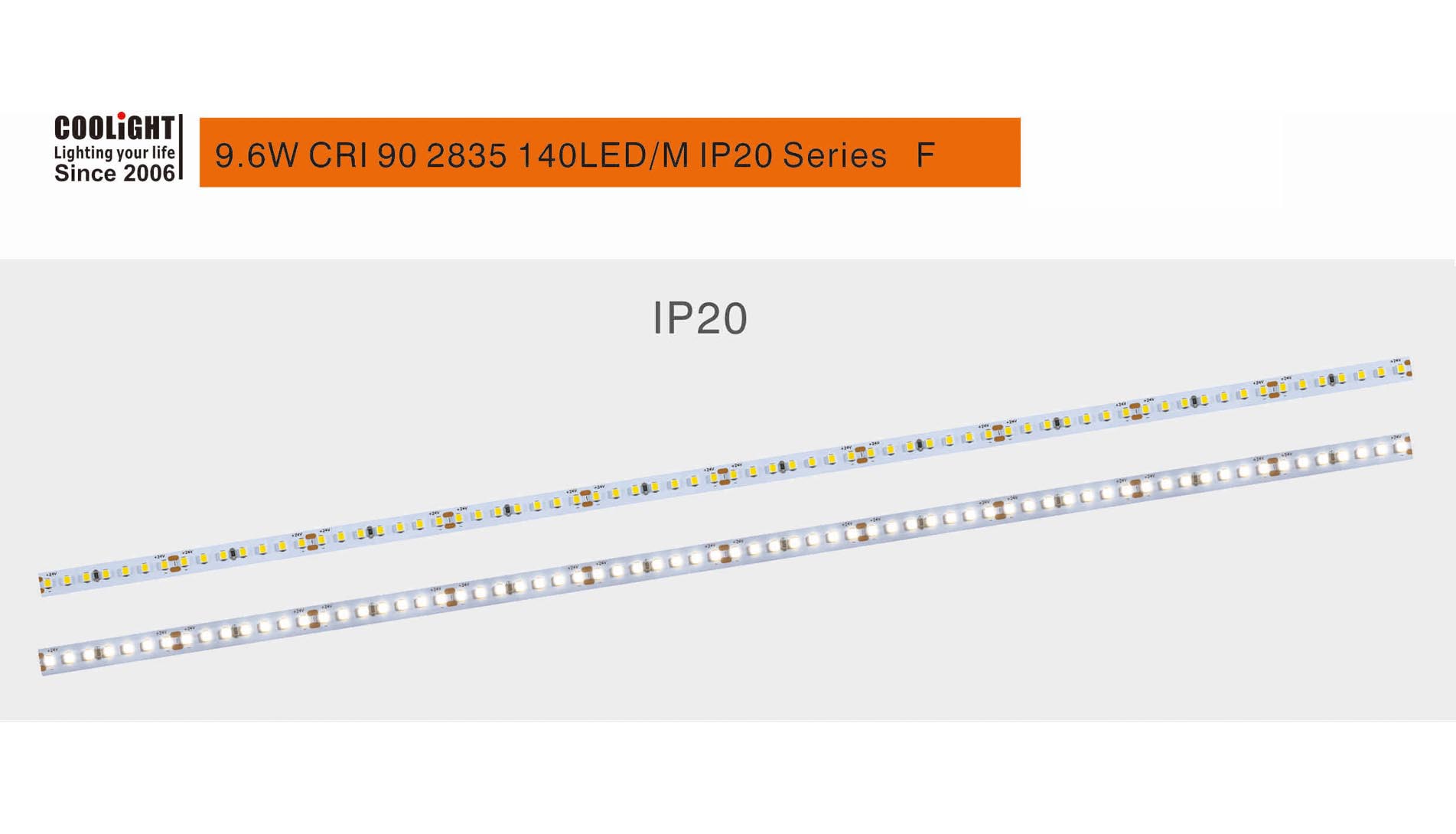 2835 cri90 140led 9.6w 1