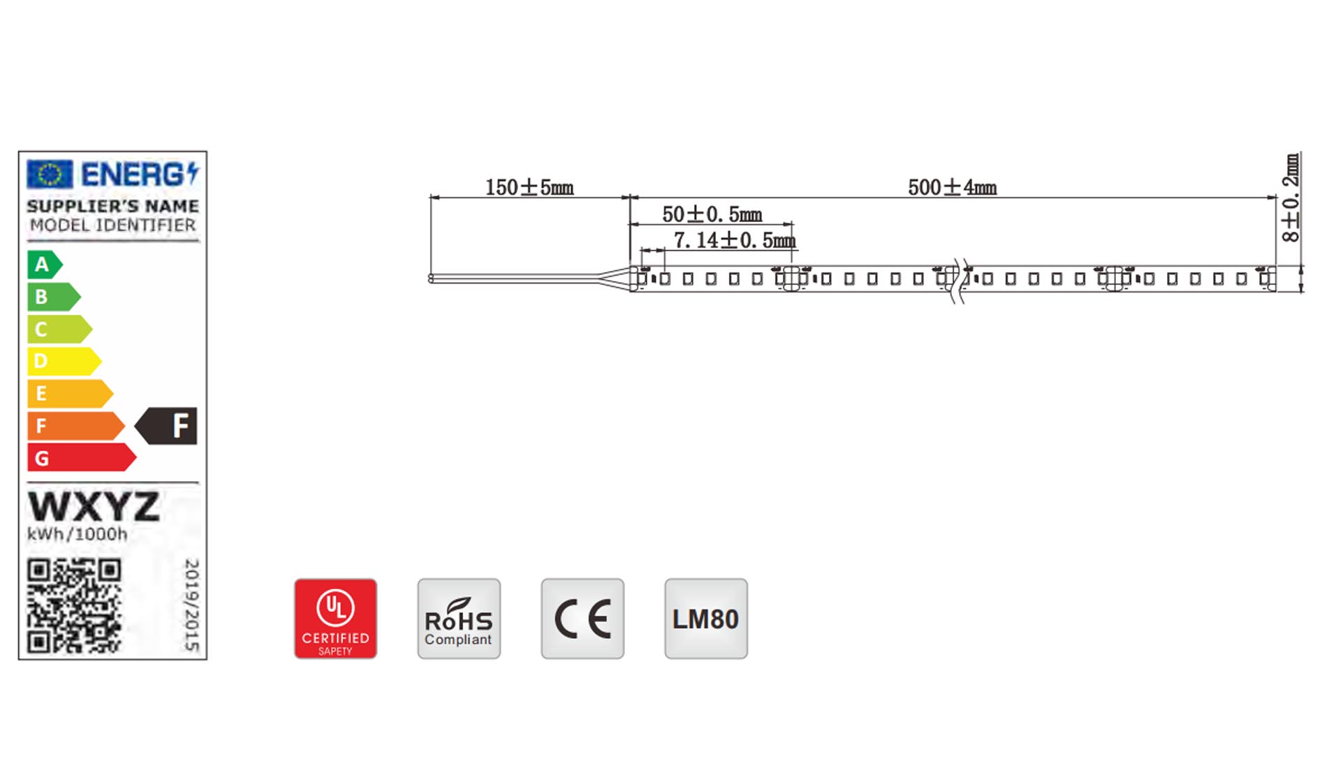 2835 cri90 140led 9.6w seoul-2