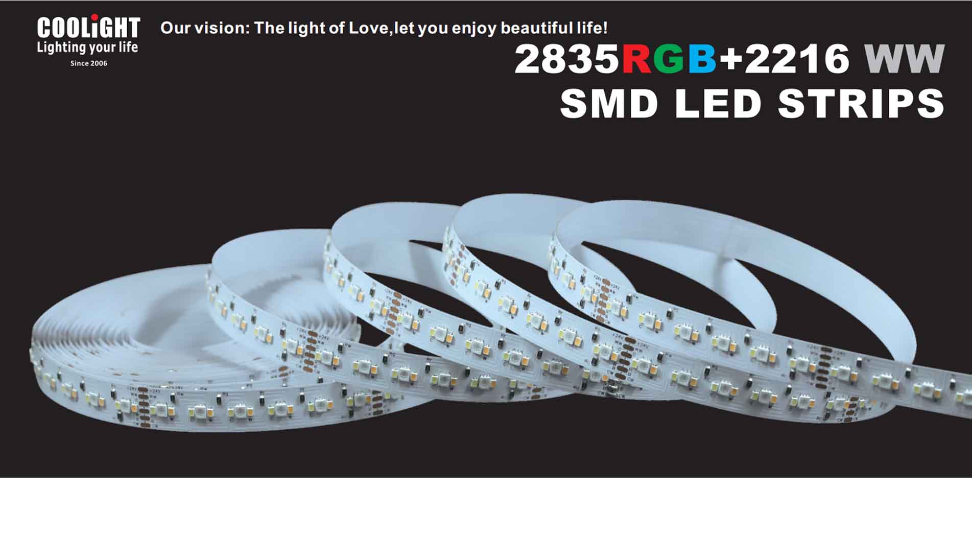 2835rgbww 288 led